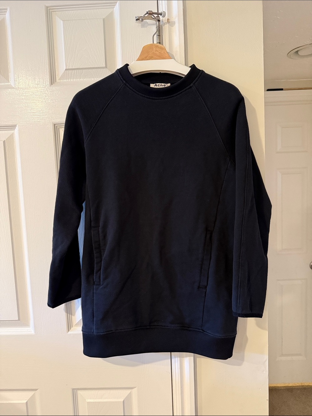 Acne Studios Sweatshirt Dress with Pockets